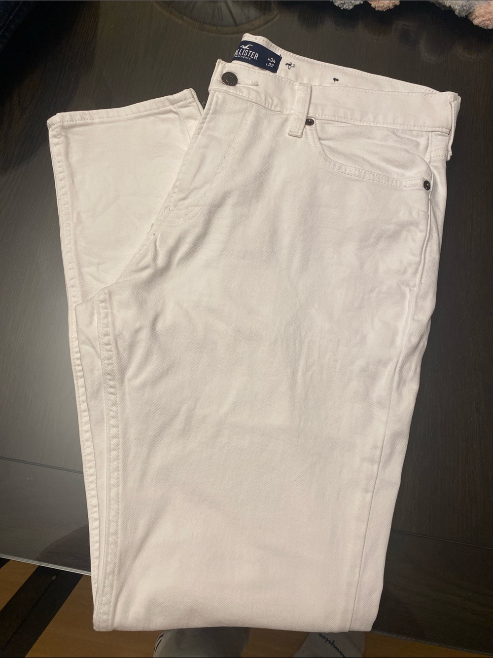 MEN’S HOLLISTER (Epic Flex) Super Skinny Jeans ~ White~ Size: 34X32  NEW w/o TAG